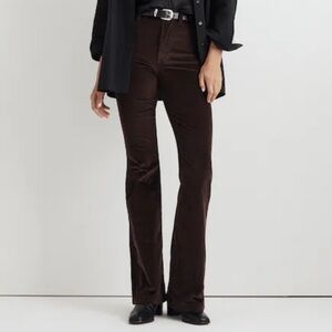 Madewell Brown Flare Corduroy Pants